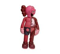 DFGUINXKU XX Muñeca de Ojo Oso Ladrillo Hogar Escritorio Adorno Juguete Coleccionable Regalos para niños y niñas(Red)
