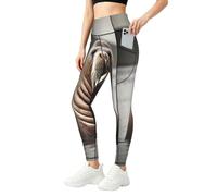 DFGUYJGF Walrus in The Sea - Pantalones de yoga para mujer, elásticos, para gimnasio, entrenamiento e informal, Negro, S