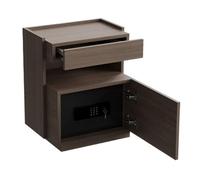 DFHS46JK Mesita Noche Mesita de Noche Moderna con Caja Fuerte Oculta, mesita de Noche de Madera con cajones de Almacenamiento, Mesa Auxiliar for Dormitorio, Sala de Estar para dormitorios(Khaki)