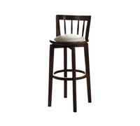 DFHS46JK Taburetes de Isla de Cocina Taburete de Bar Moderno for el hogar, Silla, Taburete Alto Giratorio Madera Maciza Lujo Ligero escandinavo, taburetes Altos para el Comedor(Bruin)
