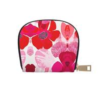 DFJMASFKOL Nature Scenery - Bolsa de piel vintage con diseño de pájaros coloridos, para viajeros activos, para tarjetas de tránsito e identificaciones de acceso rápido, 9 x 11 cm, A35, 9X11CM