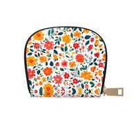 DFJMASFKOL Nature Scenery - Bolsa de piel vintage con diseño de pájaros coloridos, para viajeros activos, para tarjetas de tránsito e identificaciones de acceso rápido, 9 x 11 cm, A9., 9X11CM
