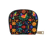 DFJMASFKOL Nature Scenery - Bolsa de piel vintage con diseño de pájaros coloridos, para viajeros activos, para tarjetas de tránsito e identificaciones de acceso rápido, 9 x 11 cm, a6, 9X11CM