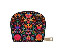 DFJMASFKOL Nature Scenery - Bolsa de piel vintage con diseño de pájaros coloridos, para viajeros activos, para tarjetas de tránsito e identificaciones de acceso rápido, 9 x 11 cm, a7, 9X11CM