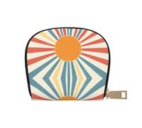 DFJMASFKOL Nature Scenery - Bolsa de piel vintage con diseño de pájaros coloridos, para viajeros activos, para tarjetas de tránsito e identificaciones de acceso rápido, 9 x 11 cm, A18, 9X11CM