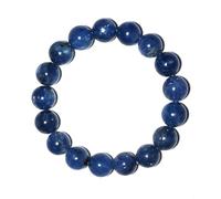 DFJMASFKOL Pulsera de cianita de 12 mm para mujeres y hombres, control de tu vida, se adapta a muñecas de aproximadamente 8 pulgadas, alivio de ansiedad y estrés, absorbe la energía negativa, viene