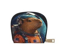 DFJMASFKOL Space Capybara Card Pack Capybara Astronaut Leather Bag Cute Capybara Wallet Gamers - Estuche para tarjetas de regalo y arcade 9 x 11 cm, a3, 9X11CM