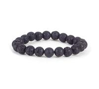 DFJMASFKOL - Tallas pequeñas, medianas y grandes - Pulseras de cuentas de piedras preciosas para mujeres y hombres - Cuentas redondas de 8 mm, S, Piedra