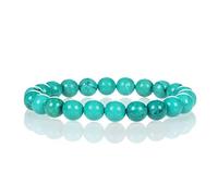 DFJMASFKOL - Tallas pequeñas, medianas y grandes - Pulseras de cuentas de piedras preciosas para mujeres y hombres - Cuentas redondas de 8 mm, Large, Piedra