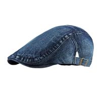 DFJOENVLDKHFE Boinas Vintage for Hombre y Mujer, de Mezcla de Lana, Suaves, aptas for Todas Las Estaciones, for diversas Prendas y for Combinar a Diario.(Deep Denim Blue 2PCS)
