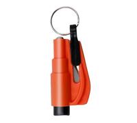 DFJOENVLDKHFE Martillo de Seguridad for Coche, Cortavientos de Emergencia for Ventana, cuchilo de cinturón de Seguridad, Silbato de Supervivencia for Coche (Color : Orange)
