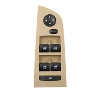DFJOSF Elevalunas 61319155503 Elevalunas Eléctrico Interruptor De Control Maestro Elevalunas Eléctrico para Serie 3 E90 E91 E92 E93 2004-2008 9155503 Regulador Ventana(Beige Switch)