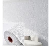 DFLINGA Papel Tapiz Autoadhesivo de Lino 3D para Pared, Panel de Revestimiento de Pared Impermeable para Sala de Estar, Dormitorio, baño, decoración del hogar