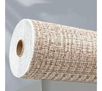 DFLINGA Papel Tapiz Autoadhesivo de Lino 3D para Pared, Panel de Revestimiento de Pared Impermeable para Sala de Estar, Dormitorio, baño, decoración del hogar