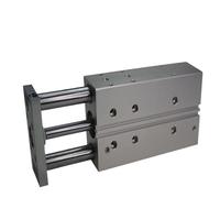 DFM-12-50-P-A-GF Compact Guide Cylinder Thin Three Axis Air Pneumatic Cylinder With Guide Rod DFM- Bore 12 16mm Stroke 10-100mm(-50-P-A-GF,DFM-16)