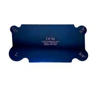 DFM - Tarjetas raspadoras curvadas azules fabricadas en Estados Unidos (ranura para jugo, 1 unidad)