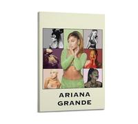 DFMY Ariana Grande - Póster de álbum de música, póster personal para pared, lienzo estético de música y decoración de películas, sala de estar, dormitorio, 60 x 90 cm, estilo marco