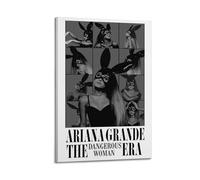 DFMY Ariana Grande - Póster de álbum de música, póster personal para pared, lienzo estético de música y decoración de películas, sala de estar, dormitorio, 20 x 30 cm, estilo marco