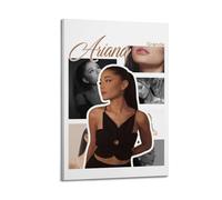 DFMY Ariana Grande - Póster de álbum de música, póster personal para pared, lienzo estético de música y decoración de películas, sala de estar, dormitorio, 30 x 45 cm, estilo marco