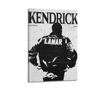 DFMY Kendrick Lamar - Póster de arte fotográfico personal para pared, lienzo estético de música y decoración de películas, sala de estar, dormitorio, 20 x 30 cm, estilo marco