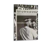 DFMY Kendrick Lamar - Póster de arte fotográfico personal para pared, lienzo estético de música y decoración de películas, sala de estar, dormitorio, 40 x 60 cm, estilo marco