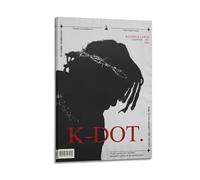 DFMY Kendrick Lamar - Póster de arte fotográfico personal para pared, lienzo estético de música y decoración de películas, sala de estar, dormitorio, 30 x 45 cm, estilo marco