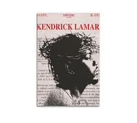 DFMY Kendrick Lamar - Póster de arte fotográfico personal para pared, lienzo estético de música y decoración de películas, sala de estar, dormitorio, 30 x 45 cm, estilo sin marco