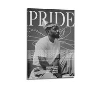 DFMY Kendrick Lamar - Póster de arte fotográfico personal para pared, lienzo estético de música y decoración de películas, sala de estar, dormitorio, 60 x 90 cm, estilo marco