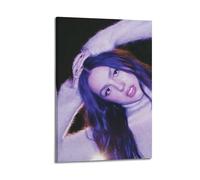 DFMY Póster de Olivia Rodrigo para pared, lienzo estético de música y película, decoración de sala de estar, dormitorio, 60 x 90 cm, estilo marco