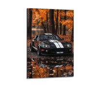 DFMY Póster de Supercar Viper para pared, lienzo estético, póster vintage de música y películas, pintura decorativa para sala de estar, dormitorio, 20 x 30 cm, estilo marco