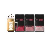 DFRNT. Café de Especialidad en Grano Colombia Espresso, Brew, Descafeinado | Pack Ritual 3×250g | Pack Degustación Specialty Coffee 100% Arábica Ideal para Cafeteras Espresso