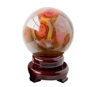 DFrywdgSEY Bola de Cristal, Esfera de Cristales curativos Ocean Jasper for decoración Habitaciones, curación, Suministros brujería, Regalo meditación(60~70mm)