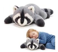 DFrywdgSEY Peluche, Animales de Peluche ponderados, Almohada abrazable for aliviar la ansiedad y Ayudar a Dormir, Zorro 45cm(Raccoon Dog,65cm)