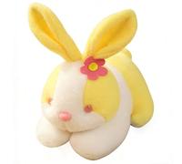 DFrywdgSEY Peluche, Lindo Conejo de Peluche Juguete, Animal Suave con Oreja Flor, Regalo cumpleaños for niños, decoración guardería(Yellow,40CM)