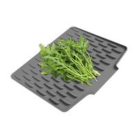 Dfstvup Alfombrilla de Silicona para Platos - Rejilla de Drenaje | Protector Plegable Antideslizante para Encimera de Cocina y Fregadero de Apartamento