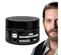 Dfstvup Crema para Barba de Hombres | Bálsamo para Bigote para el Crecimiento de la Barba | Bálsamo Acondicionador Hidratante 100ml Para Crecimiento Estilizado Piel Facial
