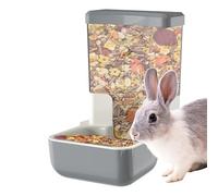 Dfstvup Dispensador De Comida Y Agua para Conejos - Automático para Animales Pequeños con Plato Estable y Gran Capacidad,Bandeja con Gran Capacidad Y Diseño Estable para Jerbos, Chinchillas, Erizos,