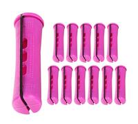 Dfstvup Varilla de rizado sin calor, rizadores de cabello para mujeres | 12x Rollers para el cabello con gomas anti-Slip - Herramienta de sin calor portátil para mujeres nocturnas en casa y viajes