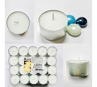 DFT Pack de Velas de te (Tealights) Tiempo de duración 8 Horas sin Perfume (140 Unidades)