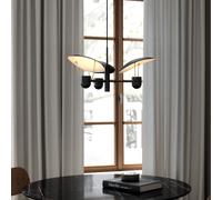 DFTP by Nordlux Lámpara colgante Fabiola, 3 luces, negro