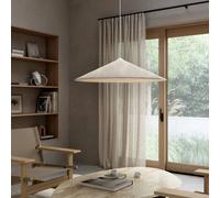 DFTP by Nordlux Lámpara colgante Hill, Ø 85 cm, Tyvek, blanco