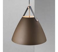 DFTP by Nordlux Lámpara colgante Strap con pantalla metálica beige, 36 cm