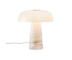 DFTP by Nordlux Lámpara de mesa Glossy, rosa/blanco, altura 24 cm, mármol/vidrio