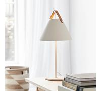DFTP by Nordlux Lámpara de mesa Strap de metal correa piel, blanco