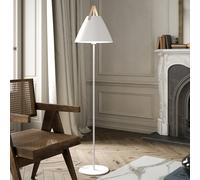 DFTP by Nordlux Lámpara de pie Strap de metal correa cuero blanco