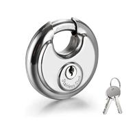 Dfuqanb Candado de acero inoxidable 304, resistente a la intemperie, 2 botones, resistente a los cortes