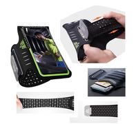 DFV mobile - Brazalete deportivo de neopreno con ventana táctil para SAMSUNG GALAXY S23 (2023) - Negra