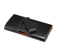 DFV mobile - Funda Cinturon Ejecutivo con Clip Giratorio 360º y Piel Sintetica para Samsung Galaxy A50 (2019) - Negra