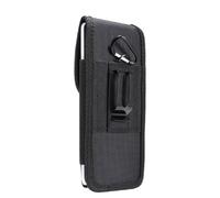 DFV mobile - Funda de cinturón 2 posiciones en nylon con clip metálico para Cubot KingKong Ace 3 (2024) - Negra