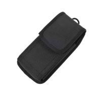 DFV mobile - Funda de cinturón en nylon Oxford con trabillas vertical y horizontal para MYPHONE HALO 3 LTE (2023) - Negra